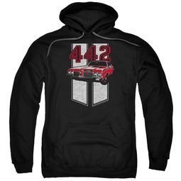 Oldsmobile Hoodie 442 Black Sweatshirt Hoody