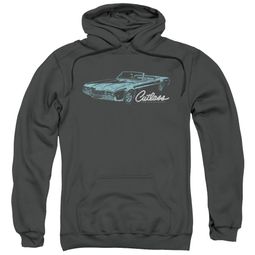 Oldsmobile Hoodie 68 Cutlass Charcoal Sweatshirt Hoody Oldsmobile Hoodie 68 Cutlass Charcoal Sweatshirt Hoody