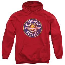 Oldsmobile Hoodie Vintage Service Red Sweatshirt Hoody