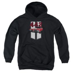 Oldsmobile Kids Hoodie 442 Black Youth Hoody