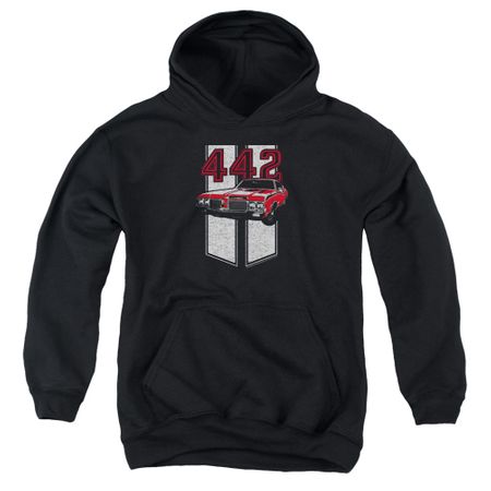 Oldsmobile Kids Hoodie 442 Black Youth Hoody