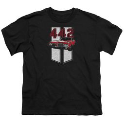 Oldsmobile Kids Shirt 442 Black T-Shirt