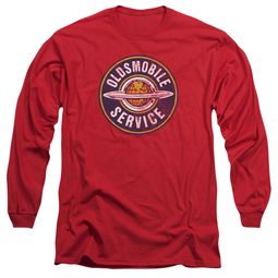 Oldsmobile Long Sleeve Shirt Vintage Service Red Tee T-Shirt