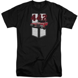 Oldsmobile Shirt 442 Black Tall T-Shirt
