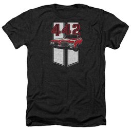 Oldsmobile Shirt 442  Heather Black T-Shirt