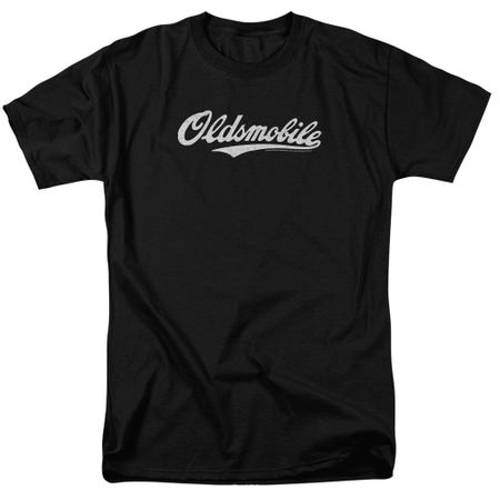 Oldsmobile Shirt Cursive Logo Black T-Shirt