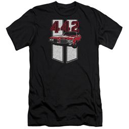Oldsmobile Slim Fit Shirt 442 Black T-Shirt