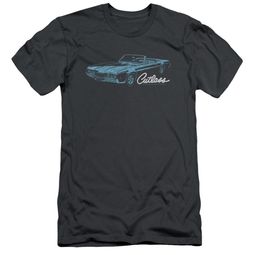 Oldsmobile Slim Fit Shirt 68 Cutlass Charcoal T-Shirt Oldsmobile Slim Fit Shirt 68 Cutlass Charcoal T-Shirt