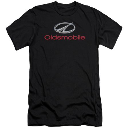 Oldsmobile Slim Fit Shirt Modern Logo Black T-Shirt