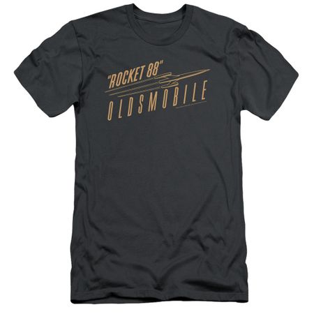 Oldsmobile Slim Fit Shirt Rocket 88 Charcoal T-Shirt