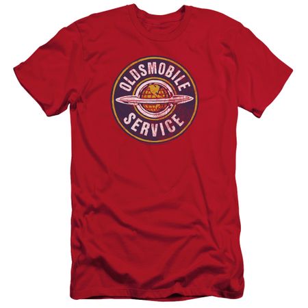 Oldsmobile Slim Fit Shirt Vintage Service Red T-Shirt