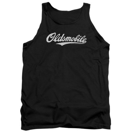 Oldsmobile Tank Top Cursive Logo Black Tanktop