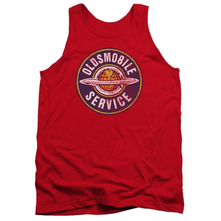 Oldsmobile Tank Top Vintage Service Red Tanktop