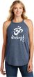 OM Mani Padme Hum Ladies Tri Blend Rocker Yoga Tank Top