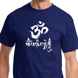 OM Mani Padme Hum Mens Yoga Shirts