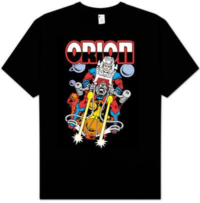 Orion T-shirt - Orion DC Comics New Gods Adult Black Tee