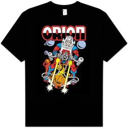 Orion T-shirt - Orion DC Comics New Gods Adult Black Tee