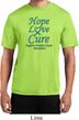 Ovarian Cancer Awareness Hope Love Cure Dry Wicking T-shirt