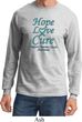 Ovarian Cancer Awareness Hope Love Cure Long Sleeve