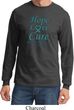 Ovarian Cancer Awareness Hope Love Cure Long Sleeve