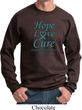Ovarian Cancer Awareness Hope Love Cure Sweatshirt