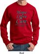 Ovarian Cancer Awareness Hope Love Cure Sweatshirt