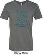 Ovarian Cancer Awareness Hope Love Cure V-neck
