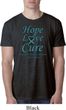 Ovarian Cancer Hope Love Cure Burnout T-shirt
