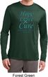 Ovarian Cancer Hope Love Cure Dry Wicking Long Sleeve