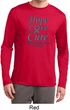Ovarian Cancer Hope Love Cure Dry Wicking Long Sleeve
