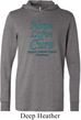 Ovarian Cancer Hope Love Cure Lightweight Hoodie
