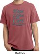 Ovarian Cancer Hope Love Cure Pigment Dyed T-shirt