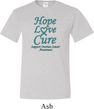 Ovarian Cancer Hope Love Cure Tall T-shirt