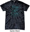 Ovarian Cancer Hope Love Cure Tie Dye T-shirt