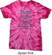 Ovarian Cancer Hope Love Cure Tie Dye T-shirt