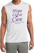 Pancreatic Cancer Hope Love Cure Dry Wicking Sleeveless Shirt
