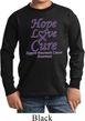 Pancreatic Cancer Hope Love Cure Kids Long Sleeve