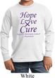 Pancreatic Cancer Hope Love Cure Kids Long Sleeve