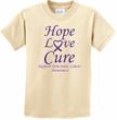 Pancreatic Cancer Hope Love Cure Kids T-shirt