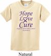 Pancreatic Cancer Hope Love Cure Kids T-shirt