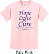 Pancreatic Cancer Hope Love Cure Kids T-shirt