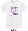 Pancreatic Cancer Hope Love Cure Kids T-shirt