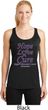 Pancreatic Cancer Hope Love Cure Ladies Dry Wicking Racerback