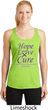 Pancreatic Cancer Hope Love Cure Ladies Dry Wicking Racerback