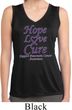 Pancreatic Cancer Hope Love Cure Ladies Dry Wicking Tank Top