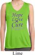 Pancreatic Cancer Hope Love Cure Ladies Dry Wicking Tank Top