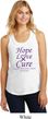 Pancreatic Cancer Hope Love Cure Ladies Racerback