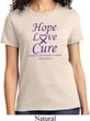 Pancreatic Cancer Hope Love Cure Ladies T-shirt