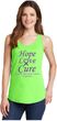 Pancreatic Cancer Hope Love Cure Ladies Tank Top