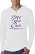 Pancreatic Cancer Hope Love Cure Lightweight Hoodie Tee